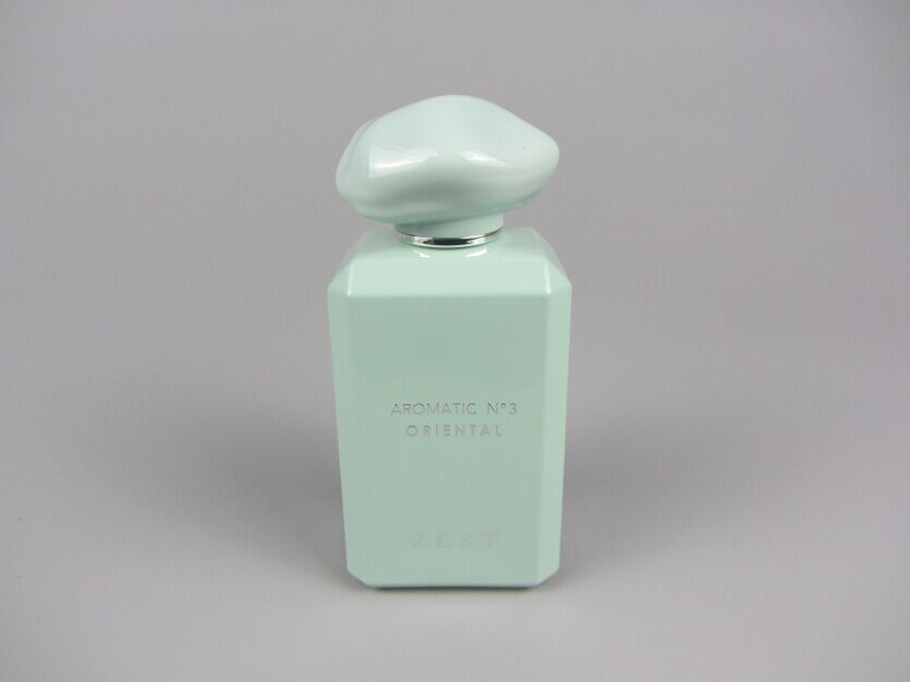 Cam Parfüm Şişesi - C002 - Nane renk